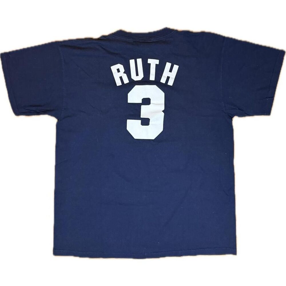 Majestic-athletic Men's Navy and Blue T-shirt